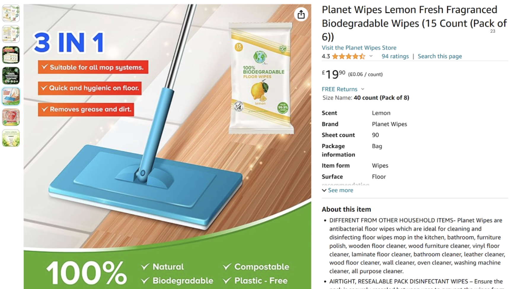 Planet Wipes by Sapro